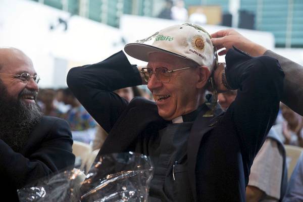 Fr Adolfo Nicolás SJ, 30th Superior General of the Society of Jesus (the Jesuits) during a visit in Brazil